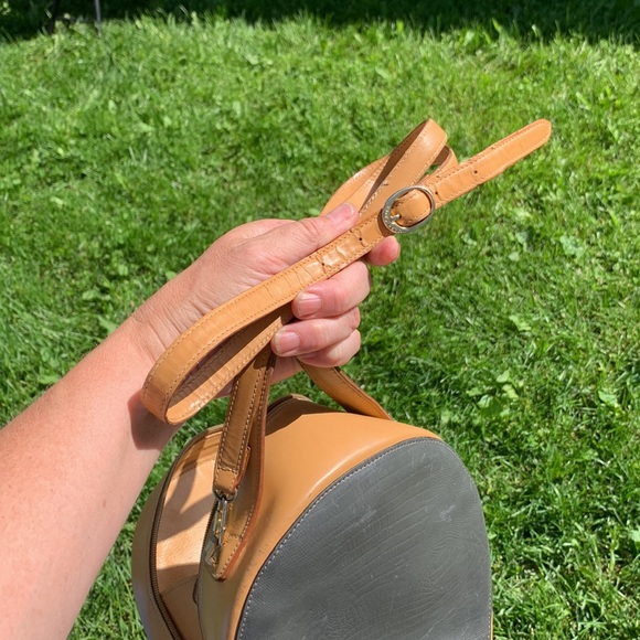 Mark Cross crossbody vintage tan gray - Picture 15 of 16